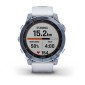 GARMIN Fenix 7 Sapphire Solar Titanium Mineral Blue DLC with Whitestone GA-010-02540-25