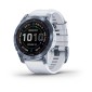 GARMIN Fenix 7 Sapphire Solar Titanium Mineral Blue DLC with Whitestone GA-010-02540-25