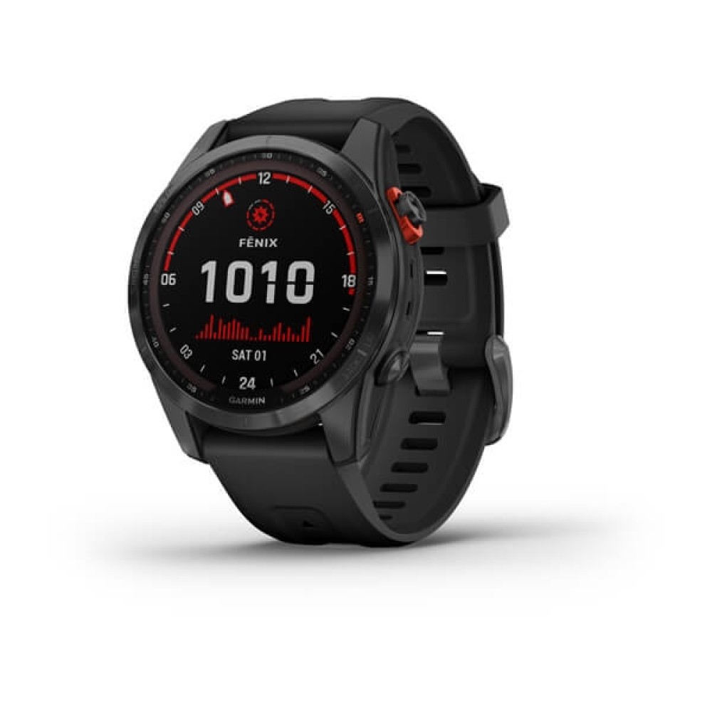 GARMIN Fenix 7S Solar Slate Gray with Black GA-010-02539-13