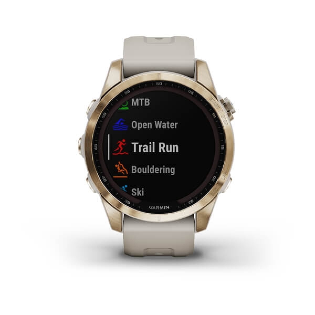 GARMIN Fenix 7S Sapphire Solar Titanium Gold with Light Sand GA-010-02539-21