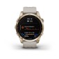 GARMIN Fenix 7S Sapphire Solar Titanium Gold with Light Sand GA-010-02539-21