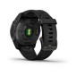 GARMIN Fenix 7S Sapphire Solar Titanium Carbon Gray DLC with Black GA-010-02539-25