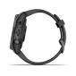 GARMIN Fenix 7S Sapphire Solar Titanium Carbon Gray DLC with Black GA-010-02539-25