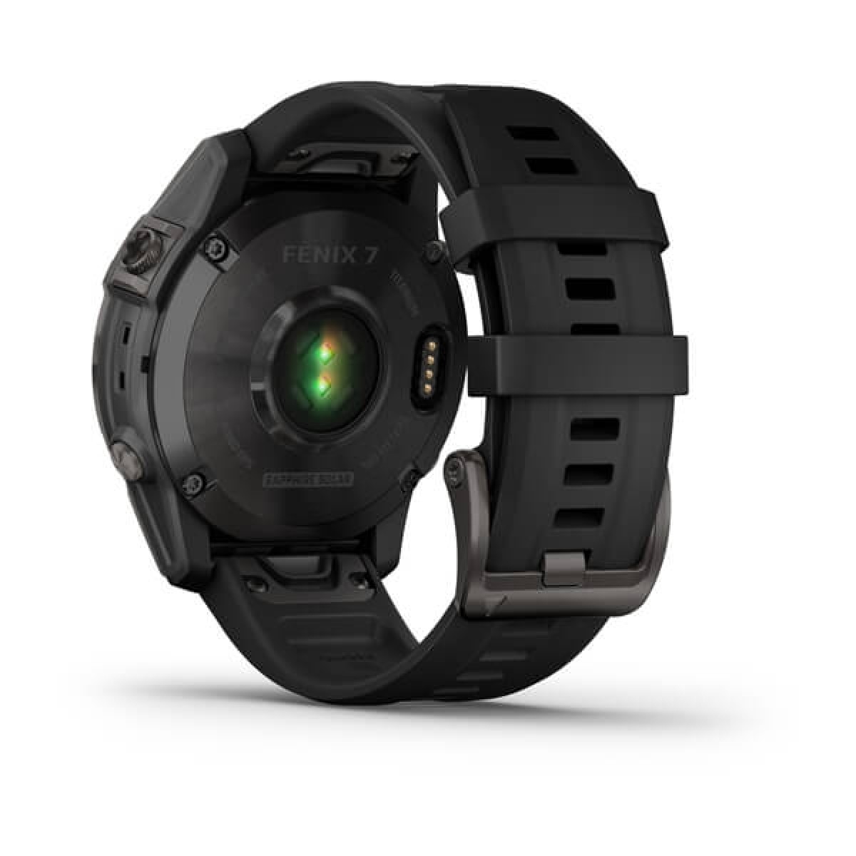 GARMIN Fenix 7 Sapphire Solar Titanium Carbon Gray DLC with Black GA-010-02540-21