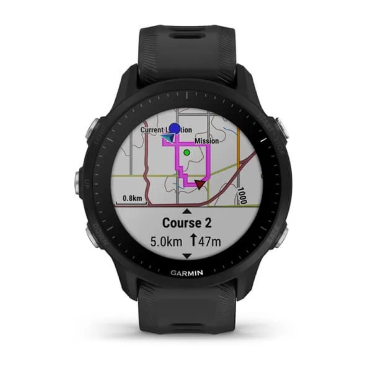 GARMIN Forerunner 955 Black Silicone Strap GA-010-02638-30