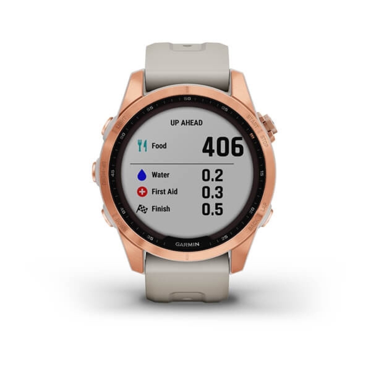 GARMIN Fenix 7S Solar Rose Gold with Light Sand GA-010-02539-11