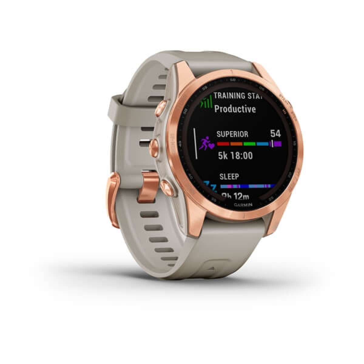 GARMIN Fenix 7S Solar Rose Gold with Light Sand GA-010-02539-11