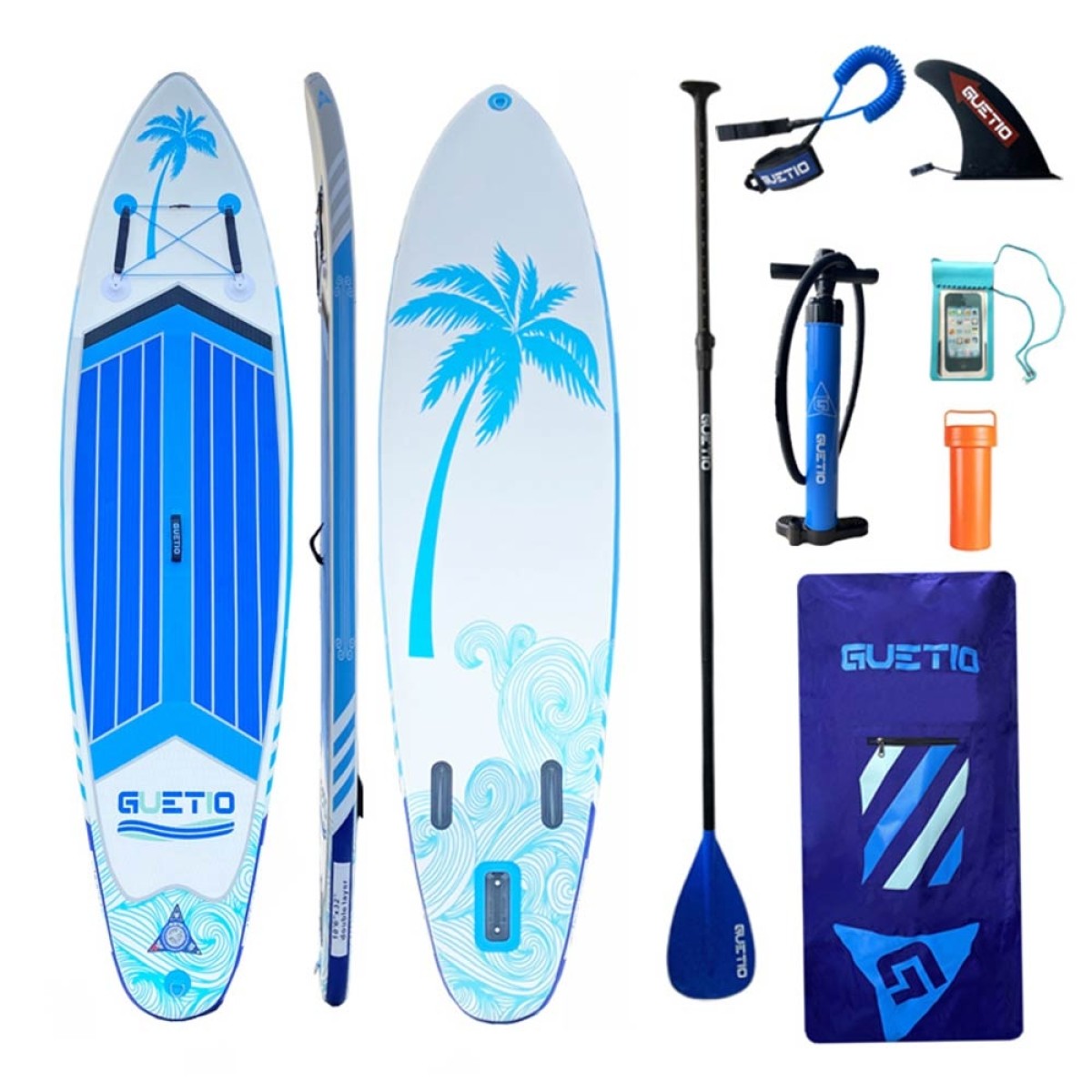 Σανίδα SUP Φουσκωτή Palm 10.6" Double Layer GUETIO