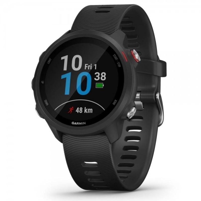 GARMIN Forerunner 245 Music Black Silicone Strap GA-010-02120-30