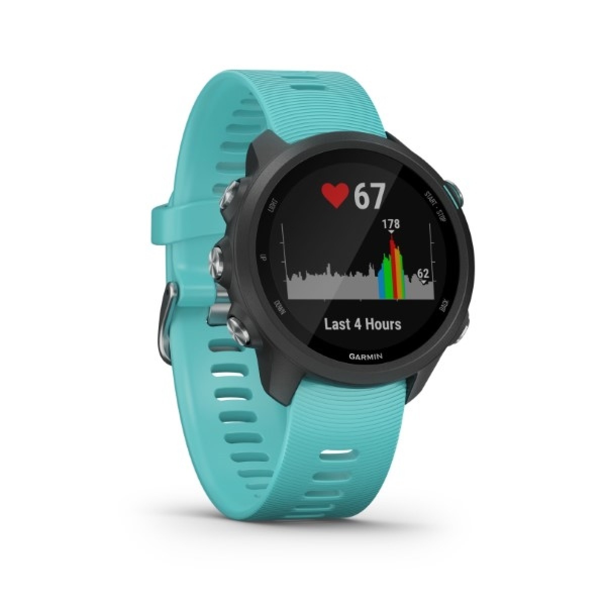 GARMIN Forerunner 245 Music Aqua Silicone Strap GA-010-02120-32