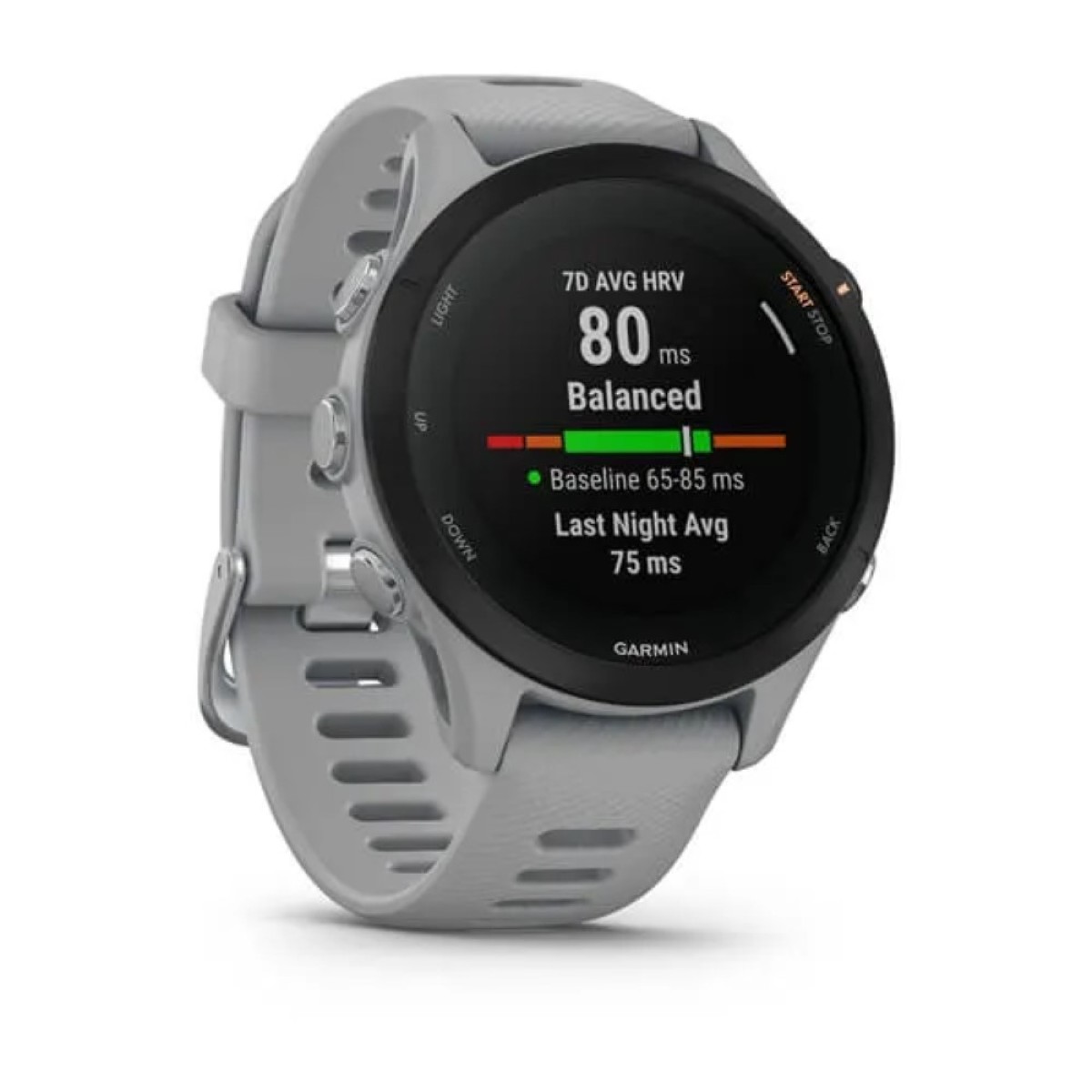 GARMIN Forerunner 255s Powder Grey Silicone Strap GA-010-02641-12