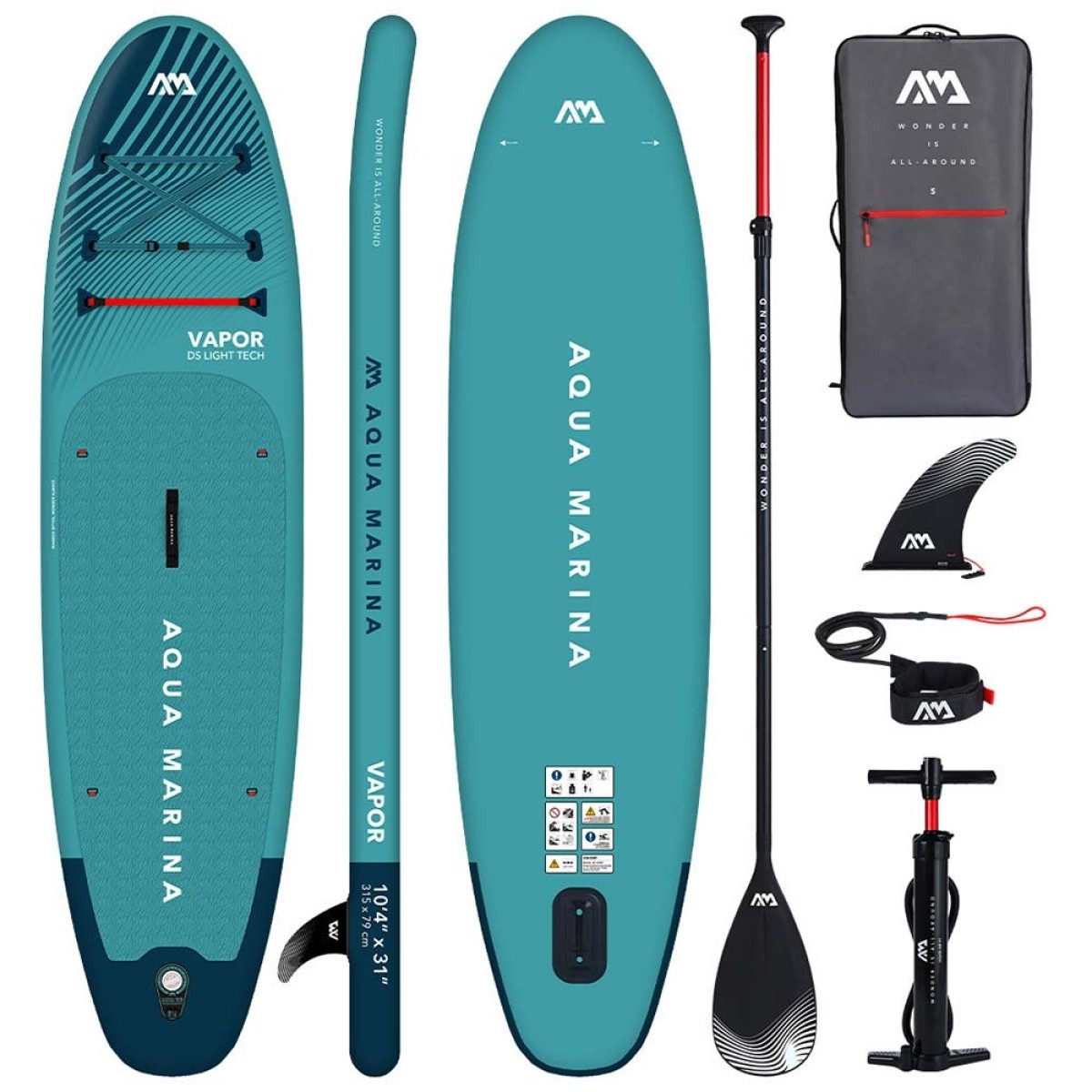 Σανίδα SUP Φουσκωτή Vapor 10’4” Aqua Marina MOD-23 28342