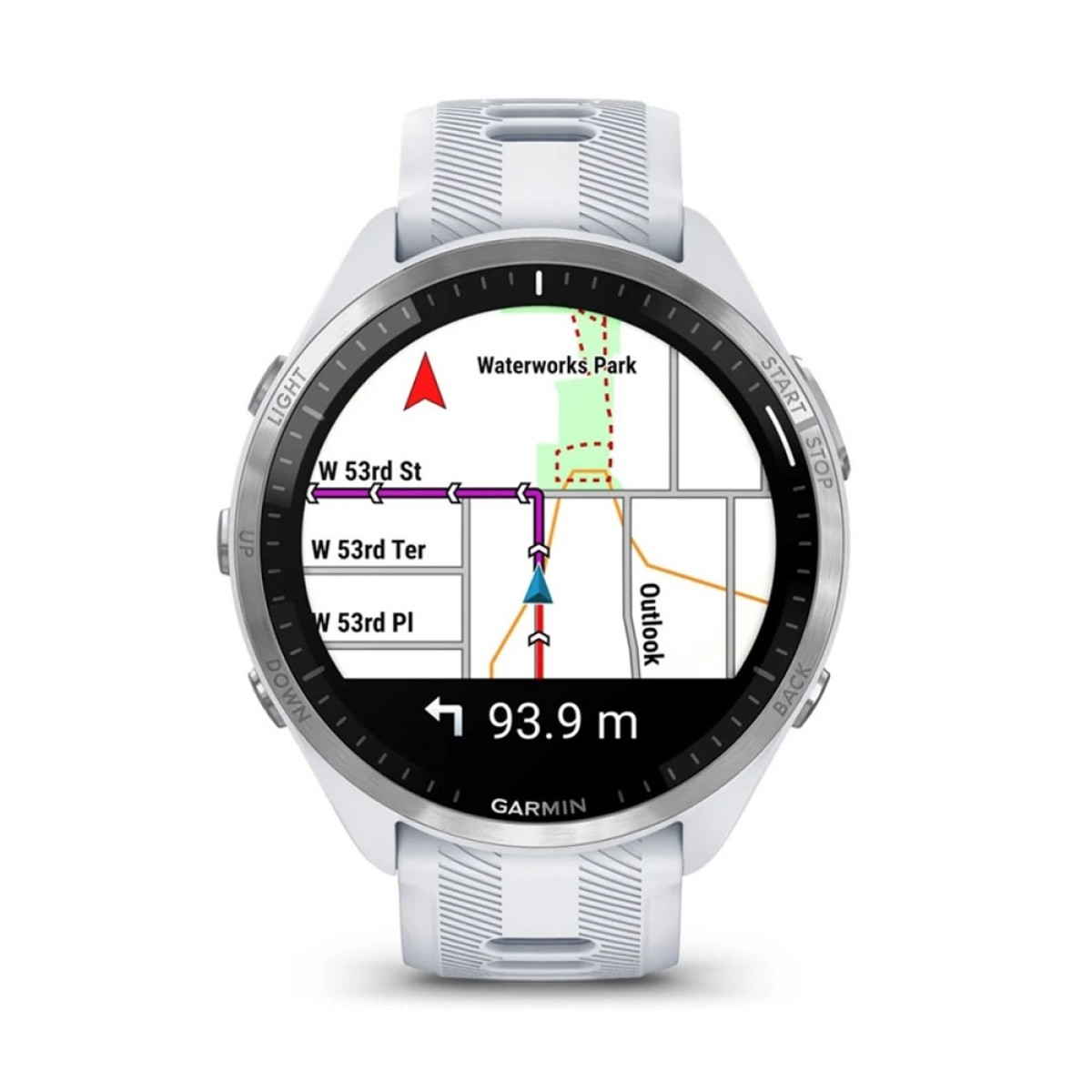 GARMIN Forerunner 965 Whitestone with Powder Gray GA010-02809-11