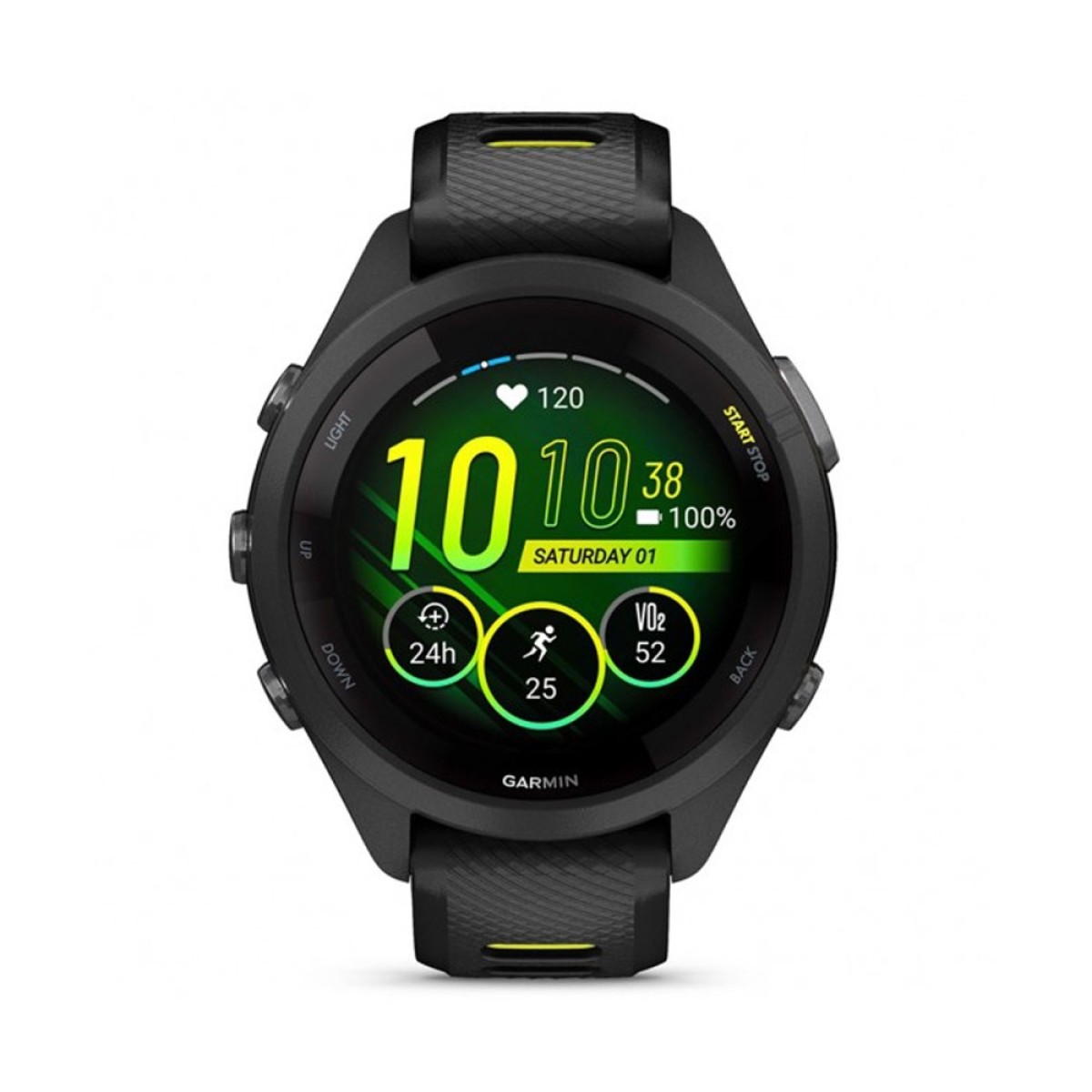 GARMIN Forerunner 265s Black with Amp Yellow GA-010-02810-13