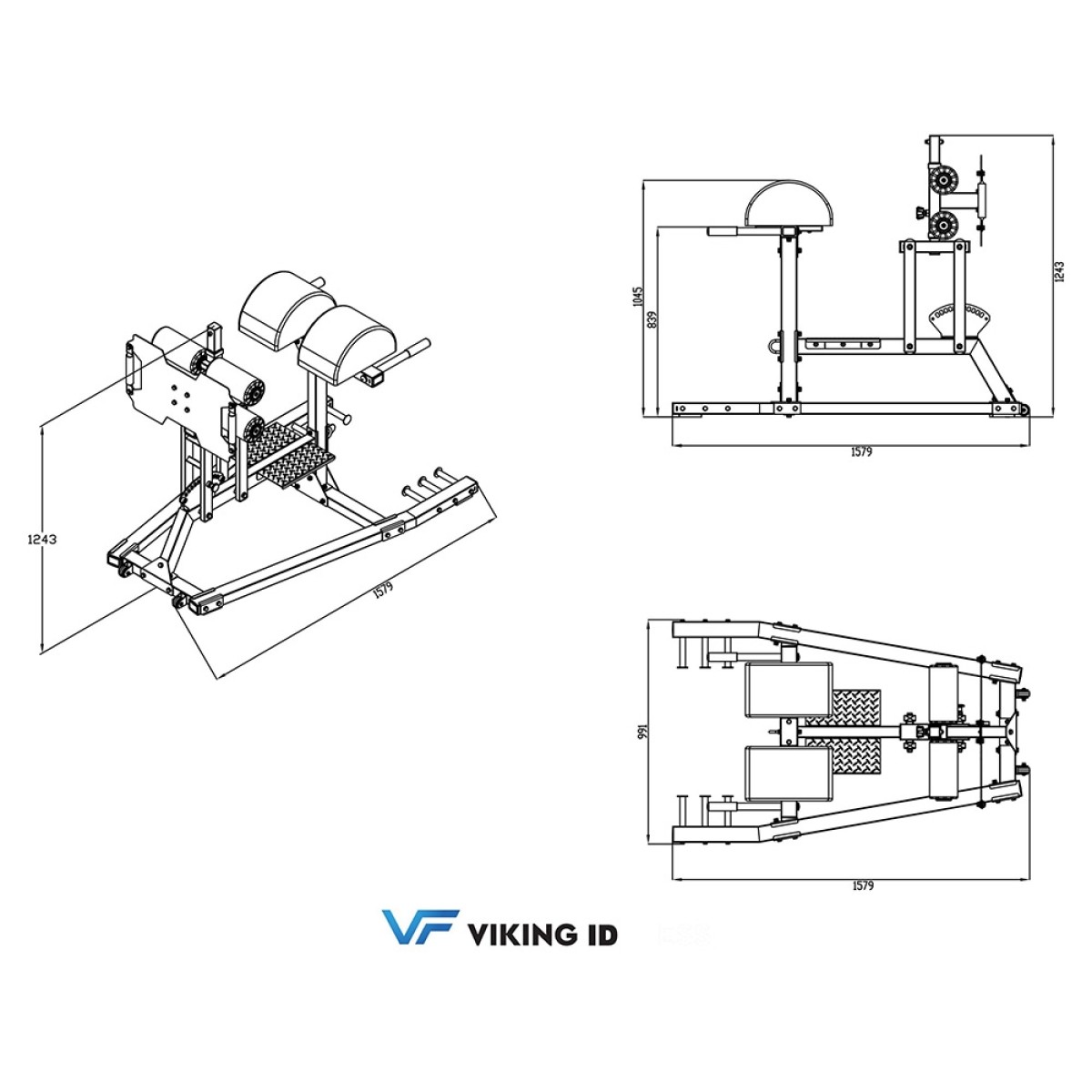 Πάγκος Ραχιαίων GHD Viking RC-4 105729