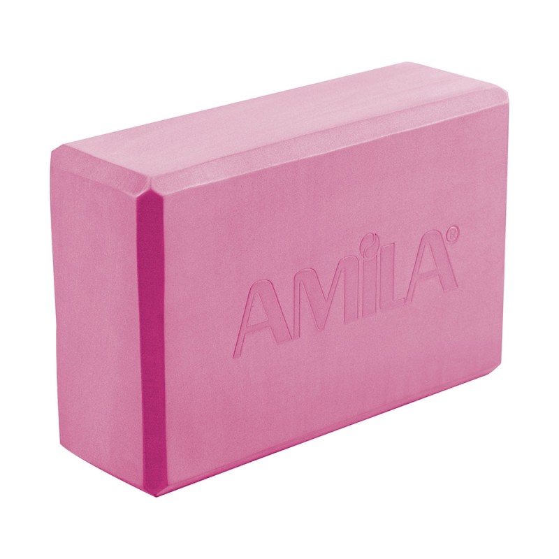 Τουβλάκι Yoga AMILA Brick Ροζ 96841