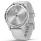 GARMIN Vivomove Trend Silver Stainless Steel Bezel with Mist Grey Case and Silicone Band GA-010-02665-03