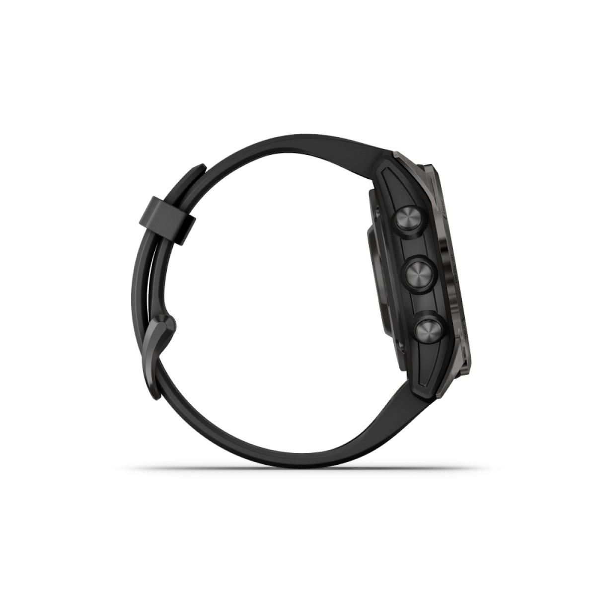 GARMIN Fenix 7S Pro Sapphire Solar Titanium Carbon Gray DLC with Black GA-010-02776-11