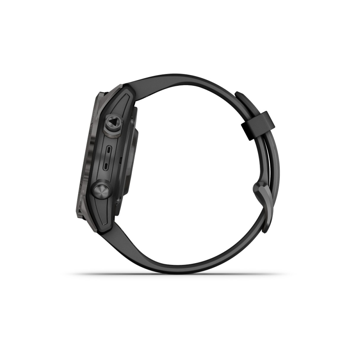 GARMIN Fenix 7S Pro Sapphire Solar Titanium Carbon Gray DLC with Black GA-010-02776-11