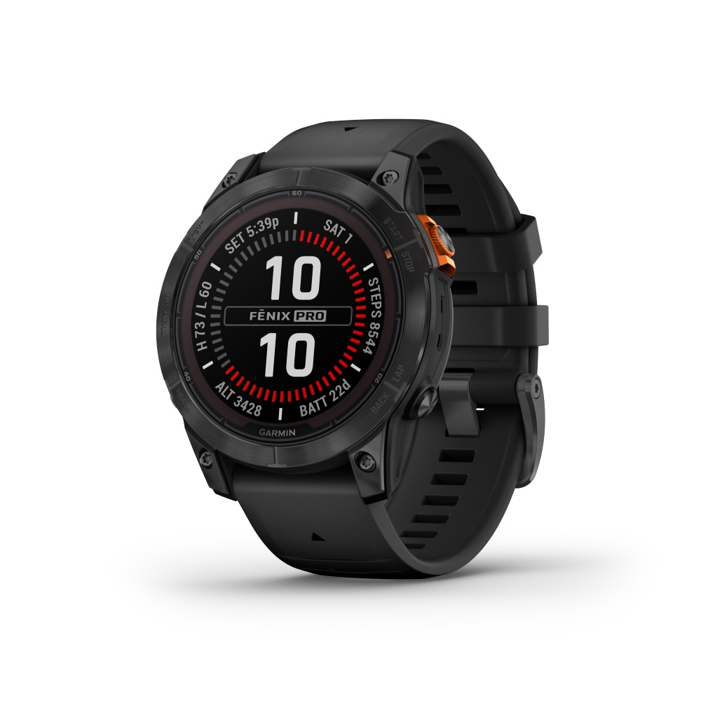 GARMIN Fenix 7 Pro Solar Slate Gray with Black GA-010-02777-01