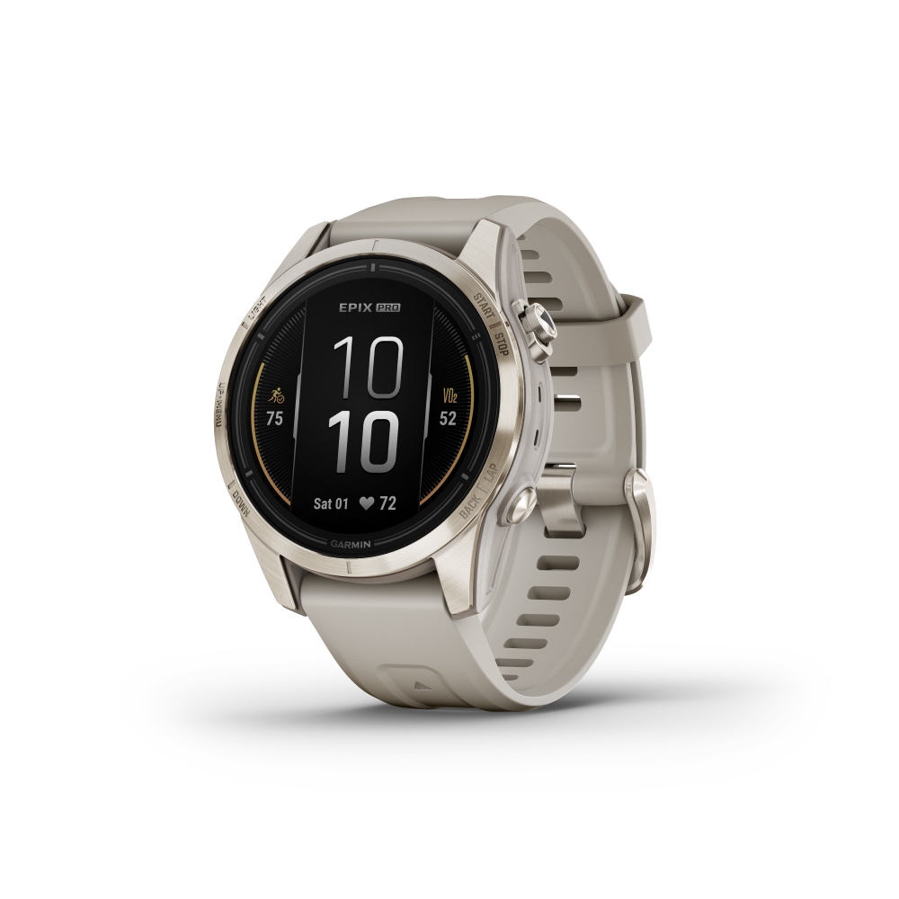 GARMIN Epix™ Pro Sapphire Edition 42 mm Soft Gold with Light Sand GA-010-02802-11