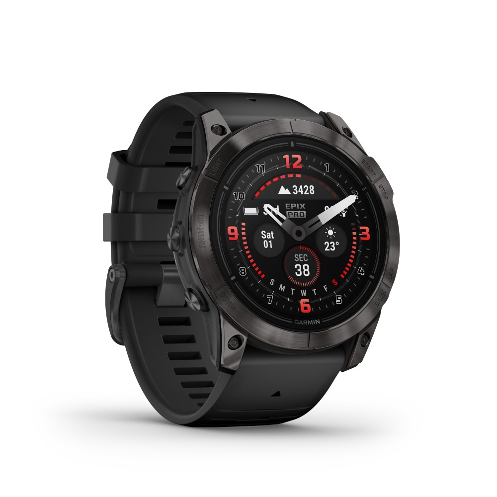 GARMIN Epix™ Pro Sapphire Edition 51 mm Carbon Gray DLC Titanium with Black GA-010-02804-01