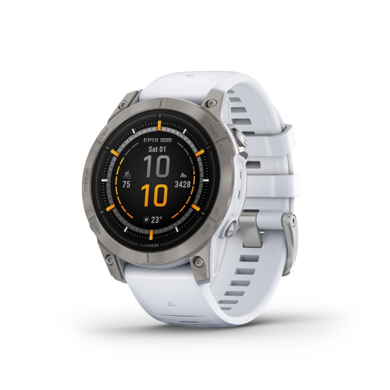 GARMIN Epix™ Pro Sapphire Edition 47 mm Titanium with Whitestone GA-010-02803-21