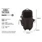 Σακίδιο πλάτης 28L AMILA TACTICAL Small, Μαύρο 95348