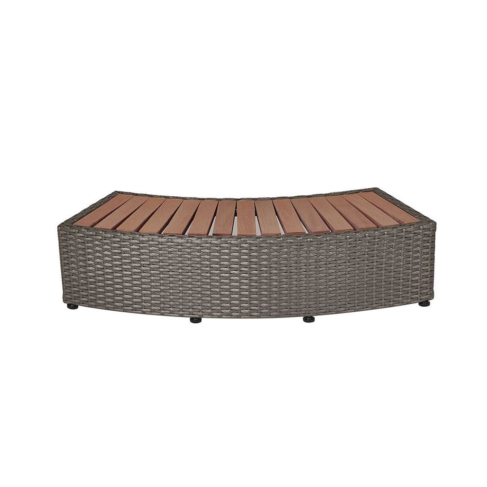 MSpa Wicker Step – for round Spa 92x30x22cm 105808