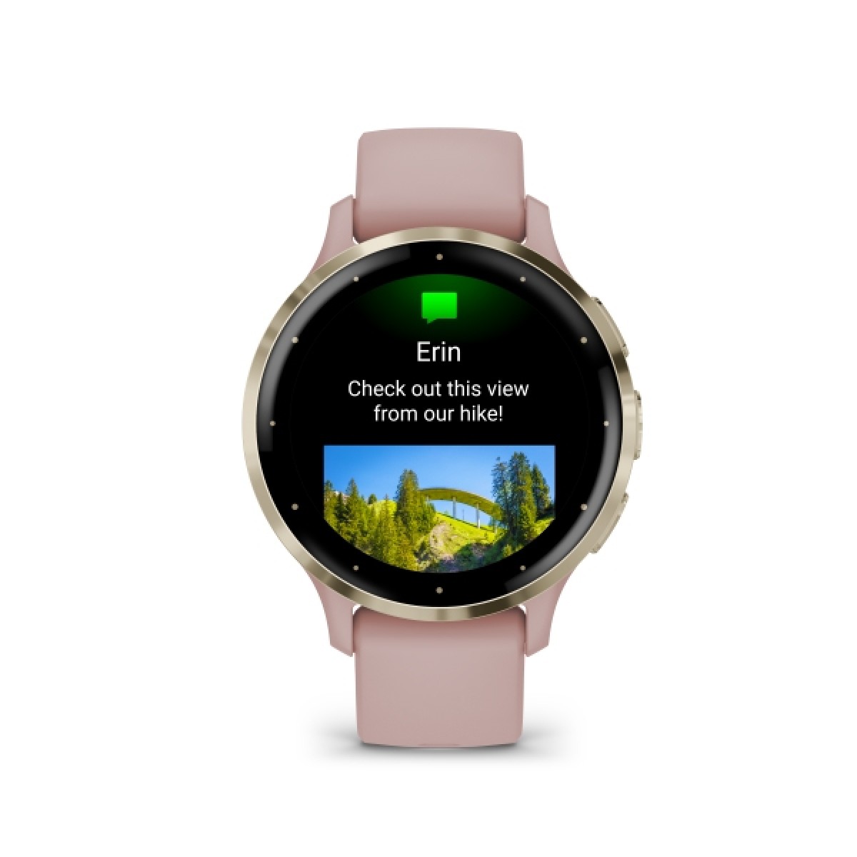 GARMIN Venu 3S Soft Gold with Dust Rose