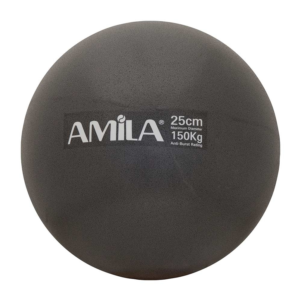 Μπάλα Γυμναστικής AMILA Pilates Ball 25cm Μαύρη 95816