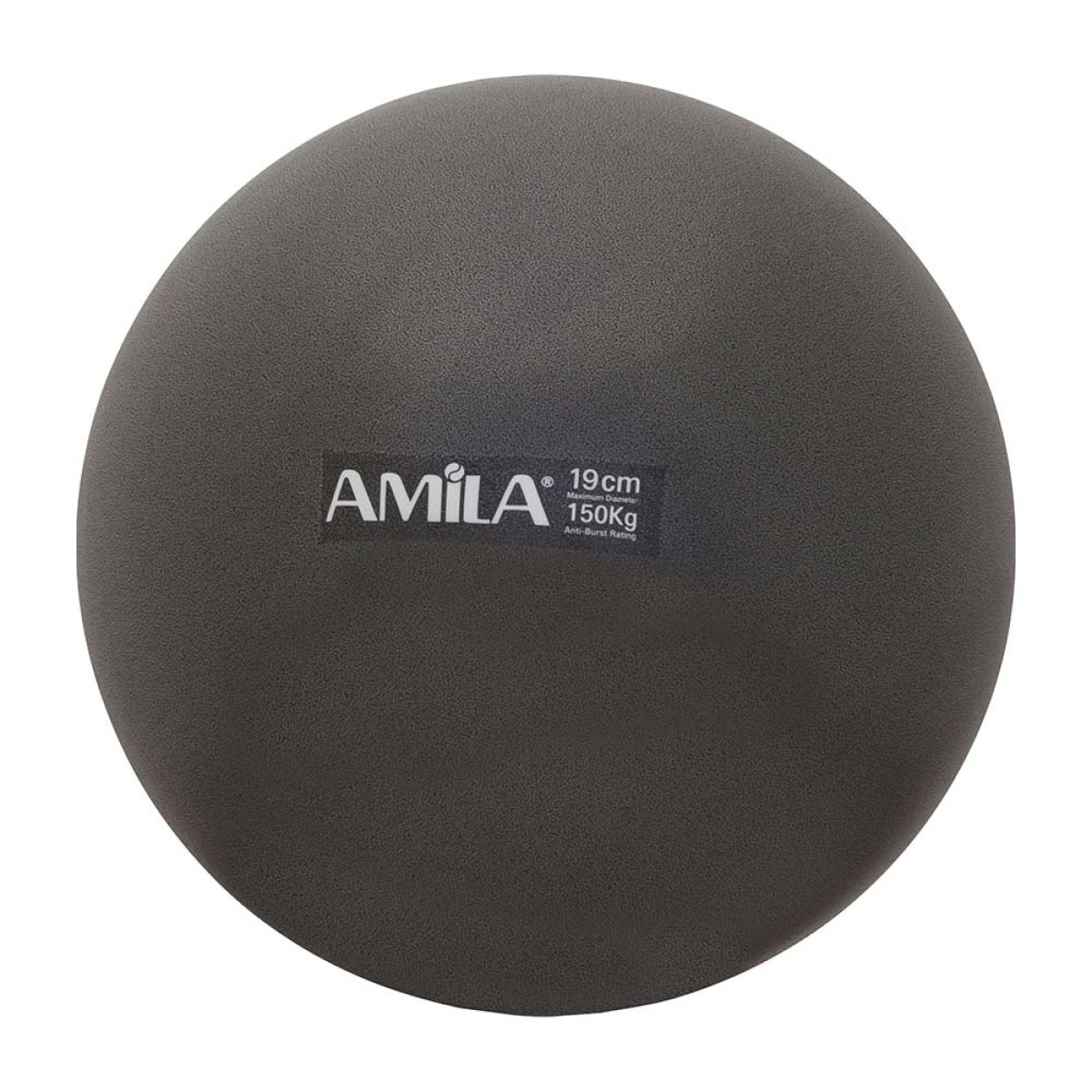 Μπάλα Γυμναστικής AMILA Pilates Ball 19cm Μαύρη 95802