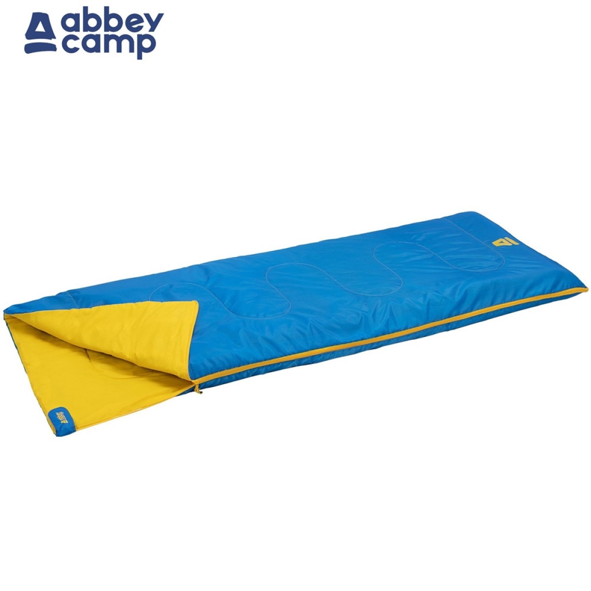 Sleeping Bag Eνηλίκων (μπλε/κίτρινο) ABBEY® Camp