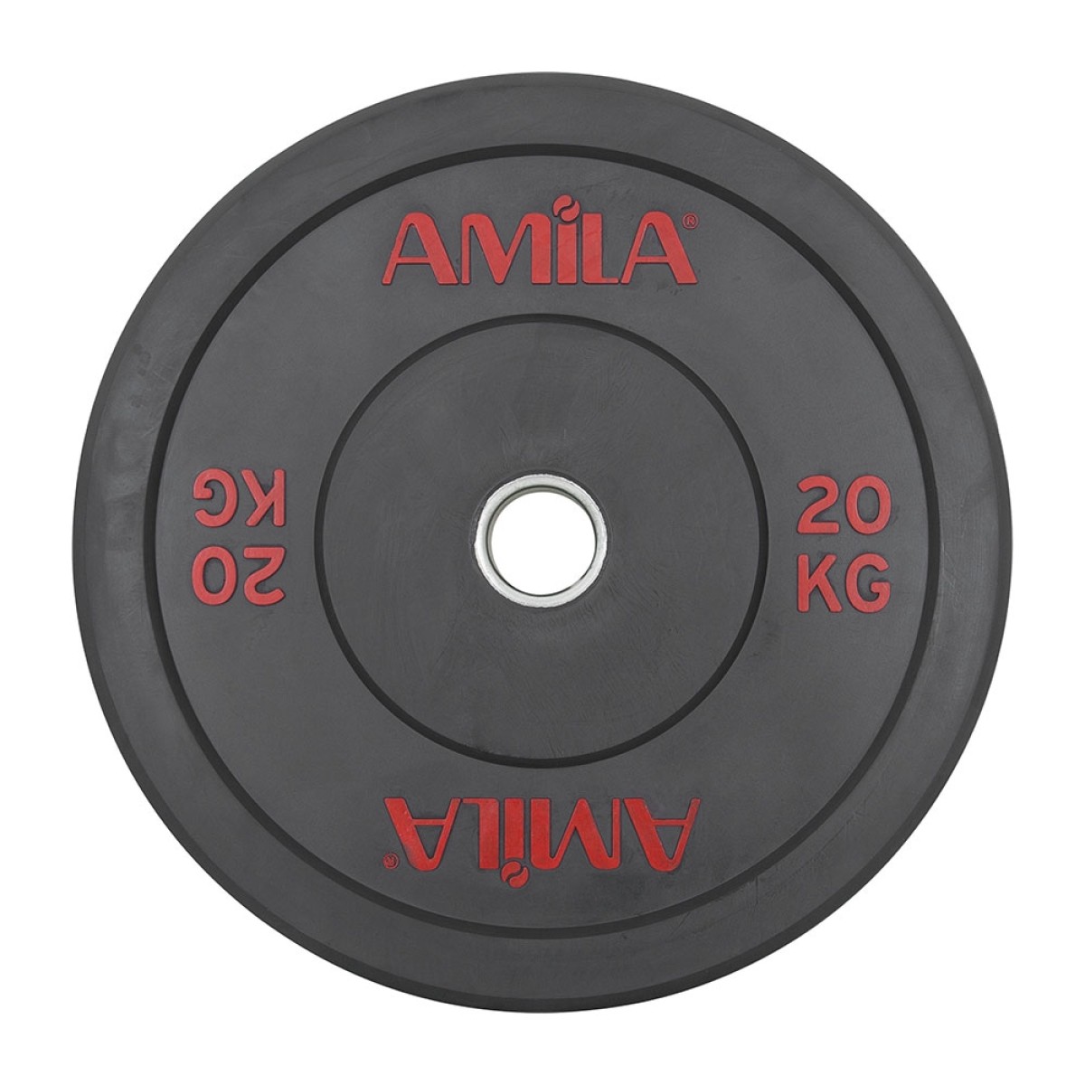 Επαγγελματικός Δίσκος AMILA Black R Bumper 50mm 20Kg 84602