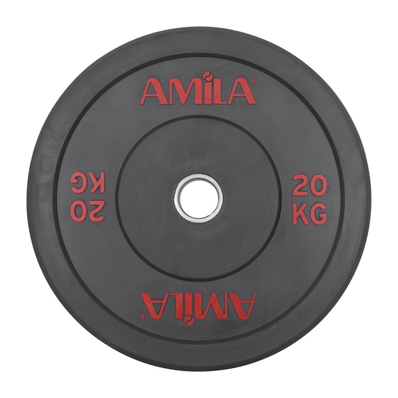 Επαγγελματικός Δίσκος AMILA Black R Bumper 50mm 20Kg 84602