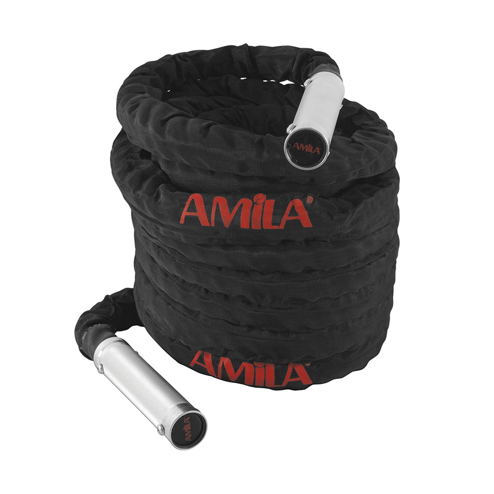 Battle Rope ALU Handle (9m) AMILA 84553