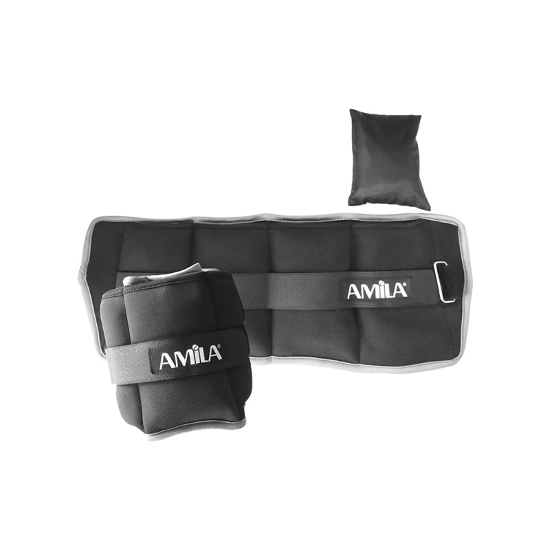 Βάρη Άκρων Neoprene Προσθαφαιρούμενα 2x5,00kg AMILA 44106