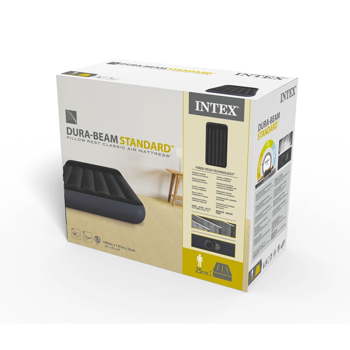 Φουσκωτό Στρώμα Ύπνου Intex Pillow Rest Classic Twin 64146