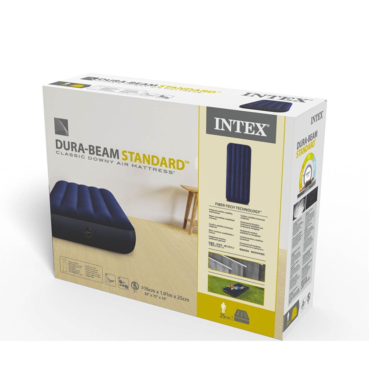 Φουσκωτό Στρώμα Ύπνου Intex Classic Downy Cot 64756