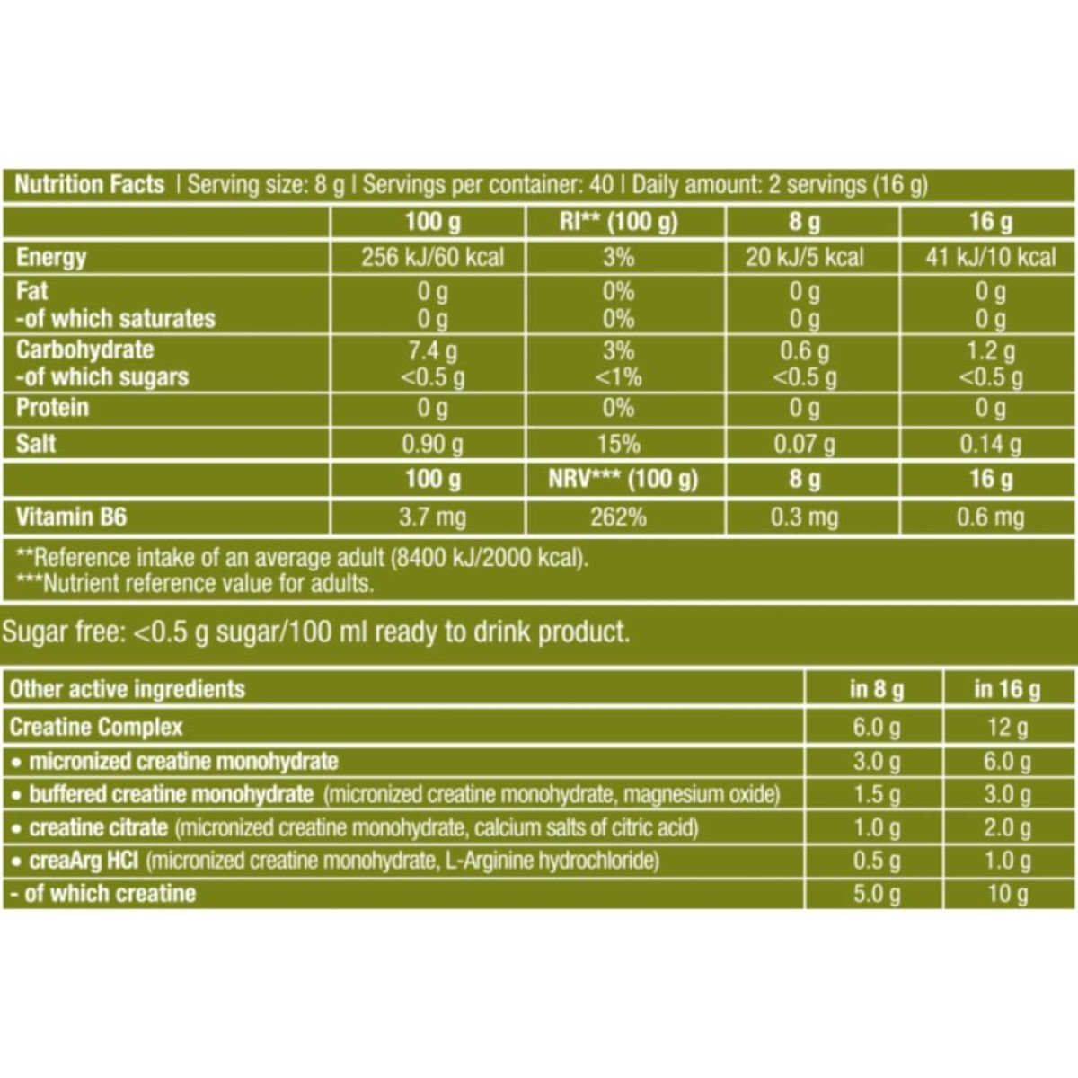 CreaZero 320g (Biotech Usa)