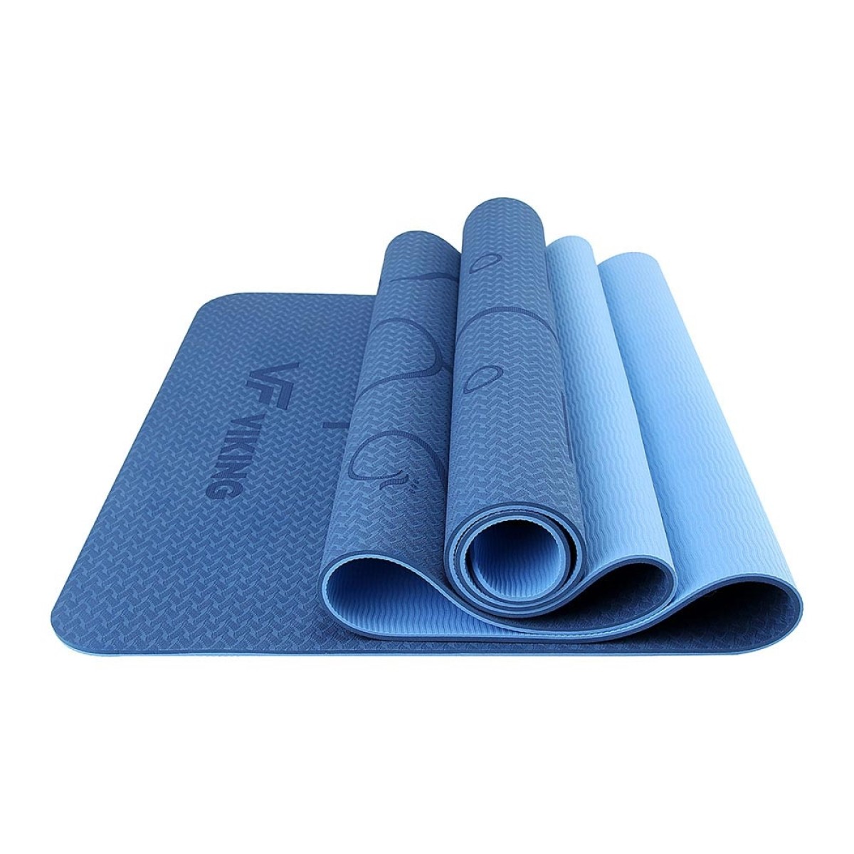 Επαγγελματικό Στρώμα Yoga / Pilates TPE Mat with Body Line Printing 105982 Viking