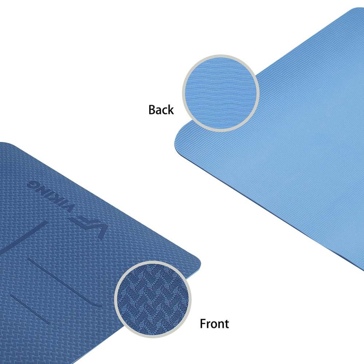 Επαγγελματικό Στρώμα Yoga / Pilates TPE Mat with Body Line Printing 105982 Viking