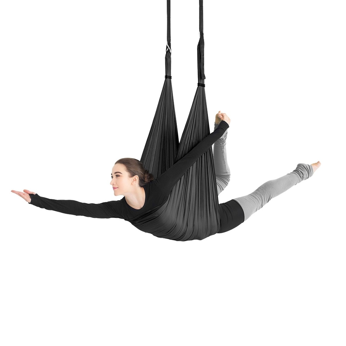 Κούνια Yoga 40D (Less Elastic) 5m Μαύρη 96922 AMILA