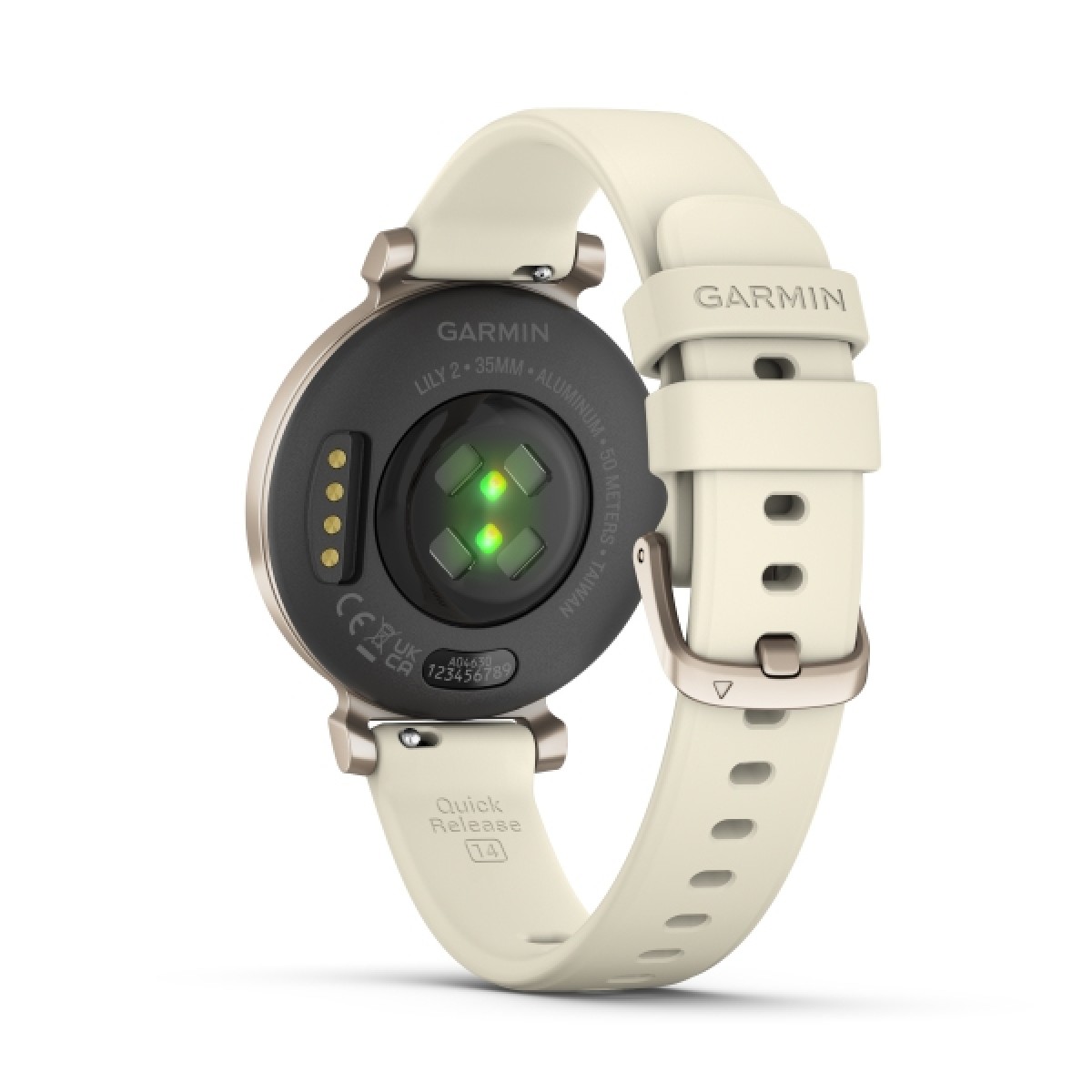 GARMIN Lily® 2 Cream Gold with Coconut Silicone Band GA-010-02839-00