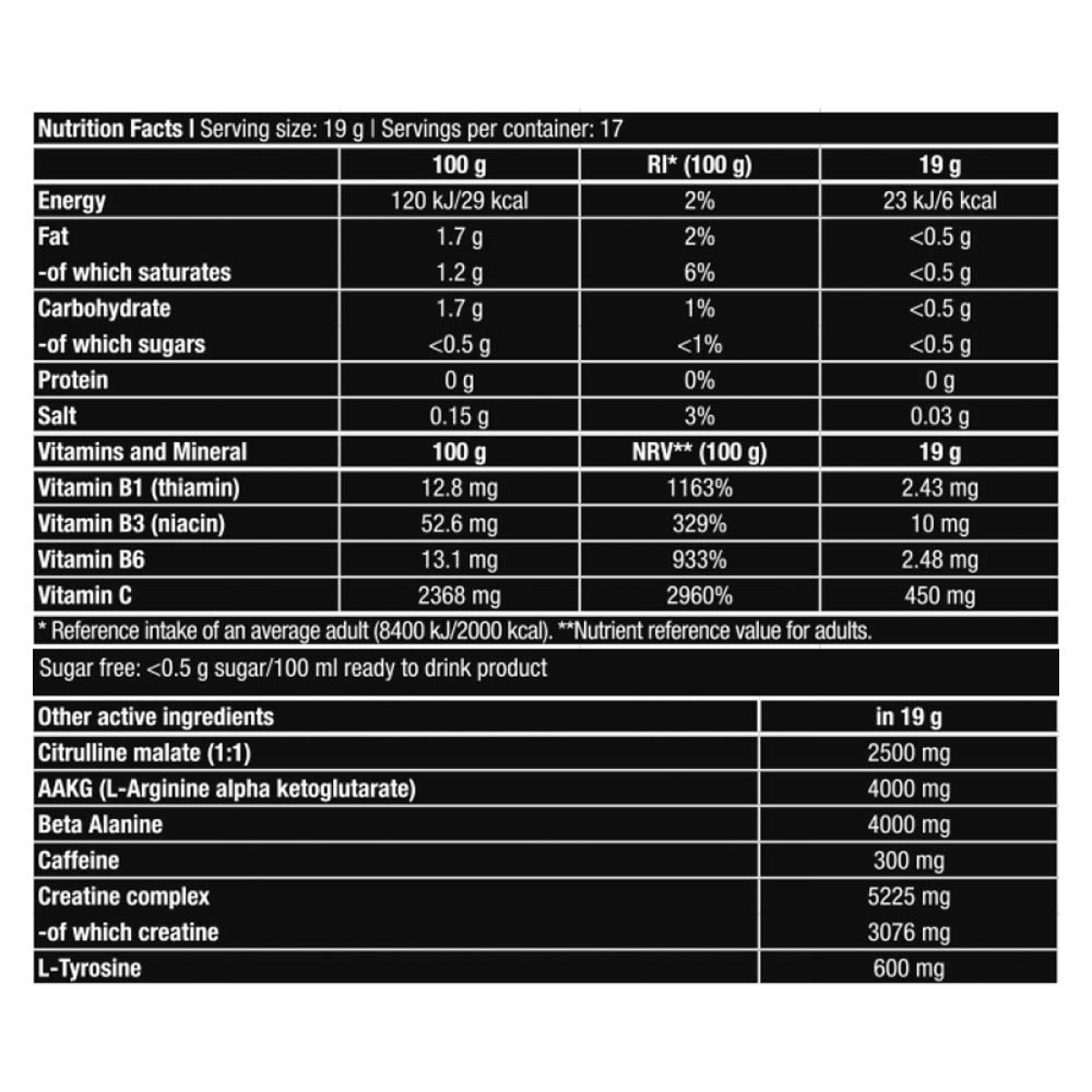 Black Blood NOX 330gr (BIOTECH USA)