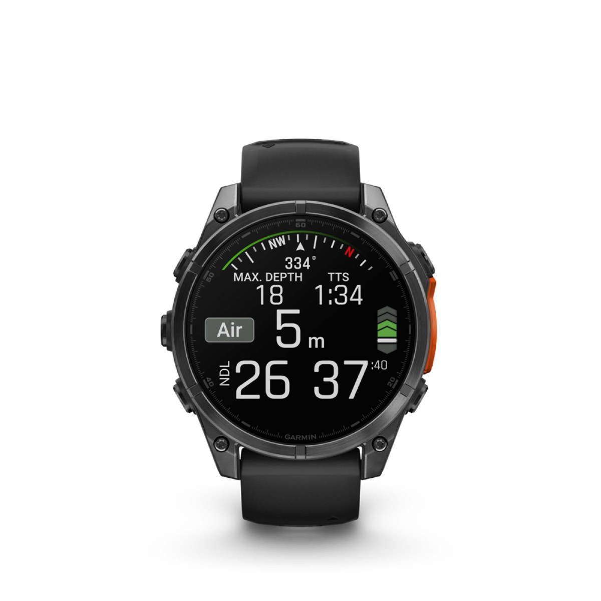 GARMIN Fenix 8 47mm Amoled Slate Gray with Black GA-010-02904-00