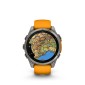 GARMIN Fenix 8 47mm Amoled Sapphire Titanium with Spark Orange and Graphite GA-010-02904-11