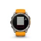 GARMIN Fenix 8 51mm Amoled Sapphire Titanium with Spark Orange and Graphite GA-010-02905-11