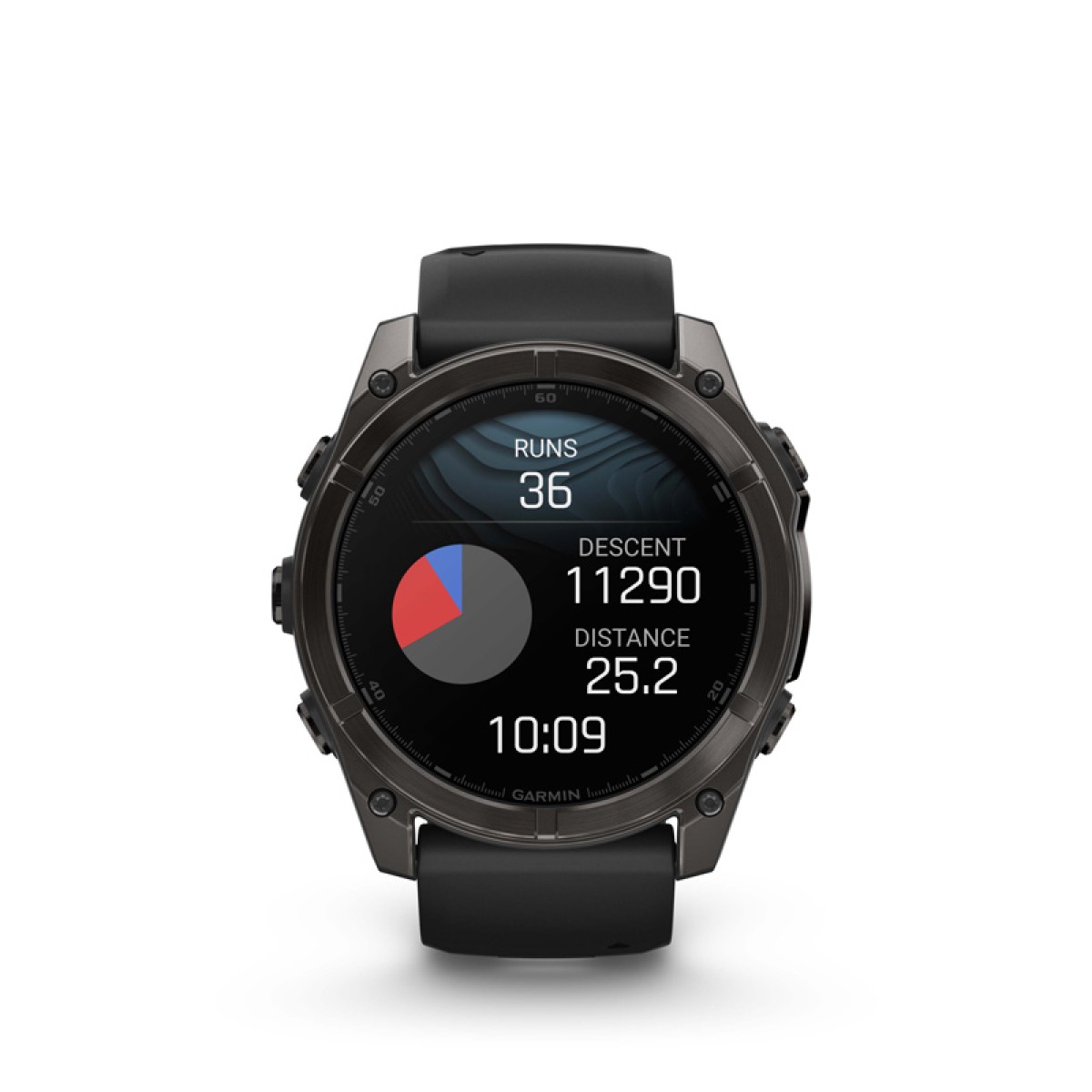 GARMIN Fenix 8 51mm Amoled Sapphire Titanium Carbon Gray with Black and Pebble Gray GA-010-02905-21