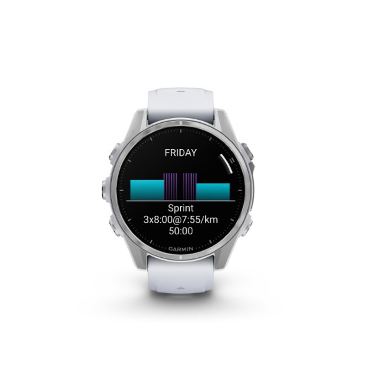 GARMIN Fenix 8 43mm Amoled Silver with Whitestone GA-010-02903-00